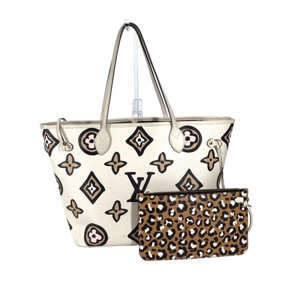LOUIS VUITTON M45819 Wild at Heart Capsule-Collection Neverfull MM Tote Bag - Picture 1 of 14